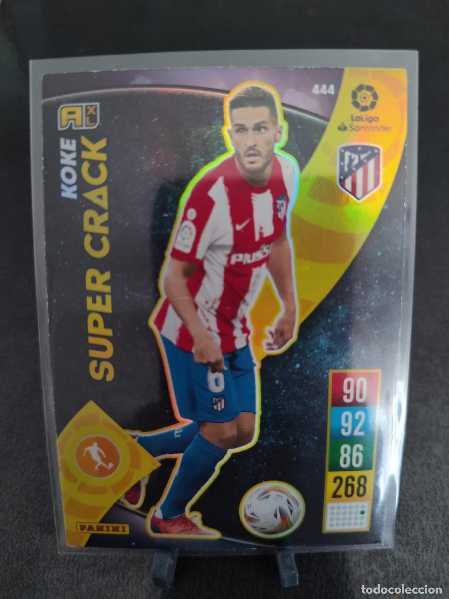 Football Stickers: Adrenalyn 21 22 Koke Atletico de Madrid Super Crack 444