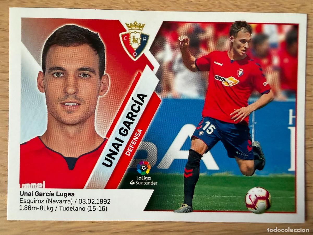 Football Stickers: 5 UNAI GARCIA OSASUNA 19 20 2019 2020 LIGA SANTANDER COLECCIONES ESTE SIN PEGAR STICKER