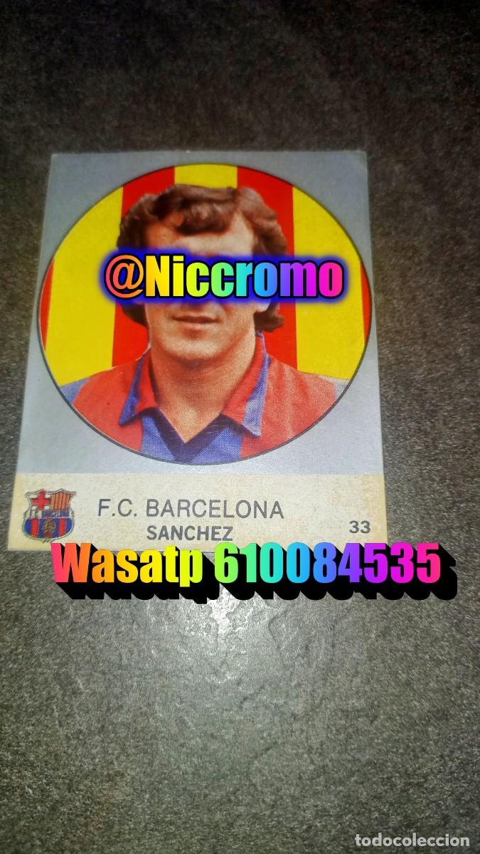 Football Stickers: sanchez barcelona 83 84 j merchante nuevo sin pegar futbol 1983 1984 niccromo