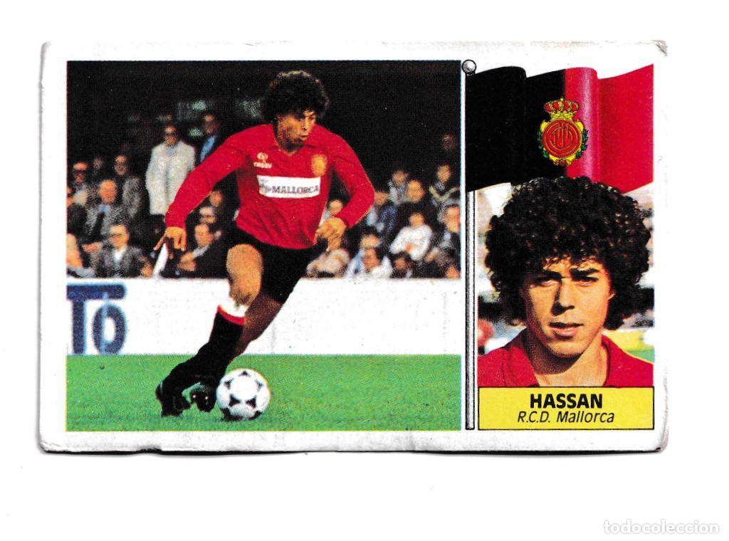 Cromos de f&uacute;tbol: Cromo f&uacute;tbol Hassan Mallorca 1986 1987 Ediciones Este