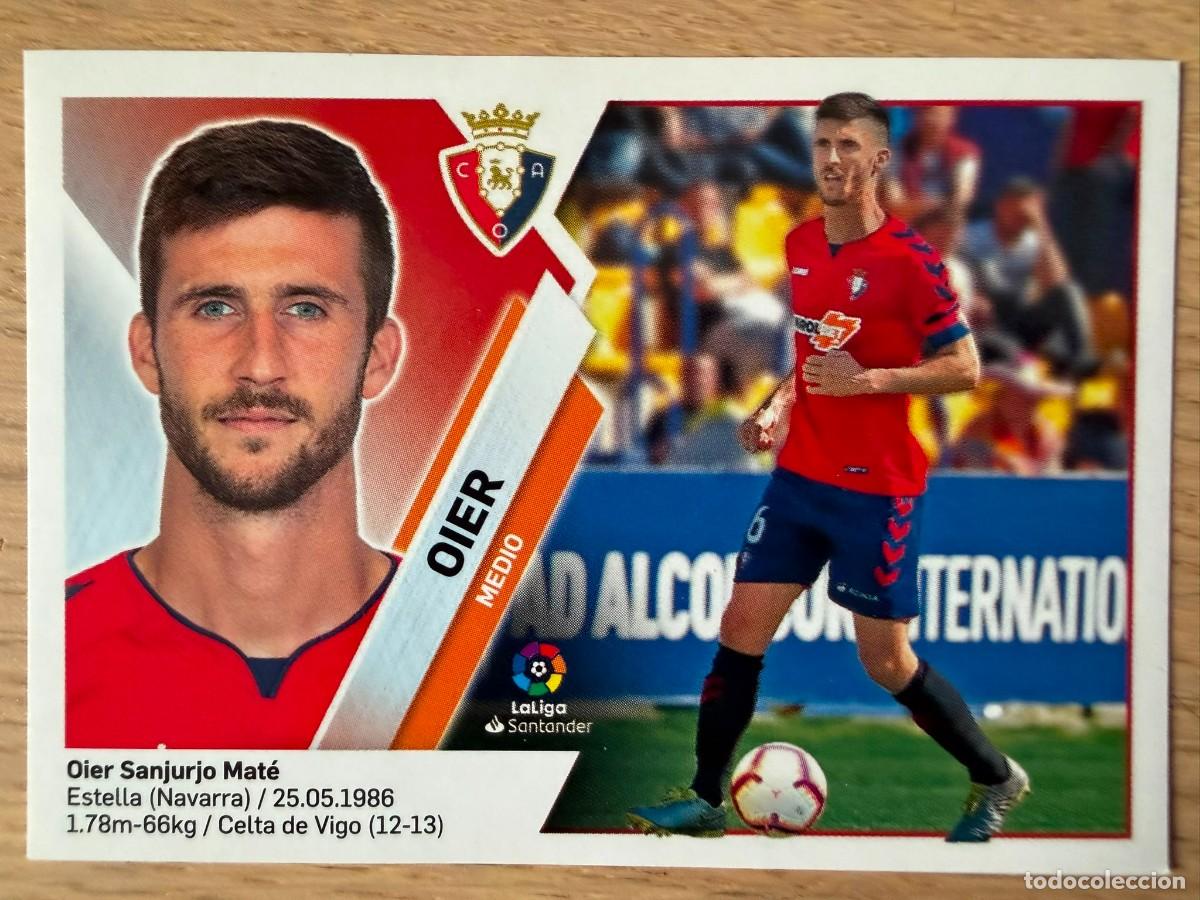 Cromos de f&uacute;tbol: 8 OIER OSASUNA 19 20 2019 2020 LIGA SANTANDER COLECCIONES ESTE SIN PEGAR STICKER
