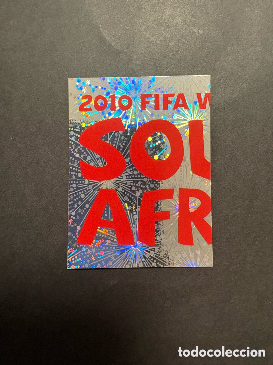 Cromos de f&uacute;tbol: CROMO FUTBOL MUNDIAL 2010 PANINI 2 LOGO OFICIAL-NUNCA PEGADO