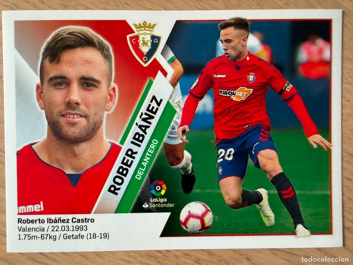 Figurine di Calcio: 13 ROBER IBA&Ntilde;EZ OSASUNA 19 20 2019 2020 LIGA SANTANDER COLECCIONES ESTE SIN PEGAR STICKER