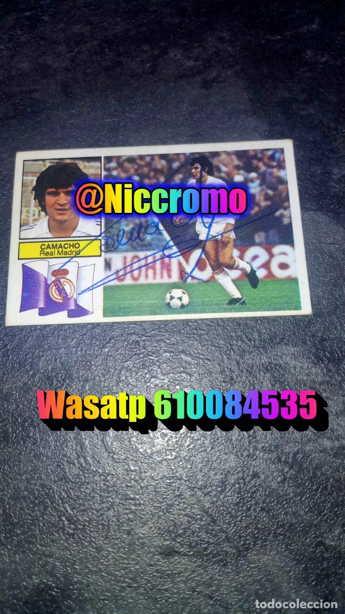 Cromos de f&uacute;tbol: 10 cromos firmados real madrid liga 1982 1983 camacho del bosque san jose acosta bonet etc. niccromo