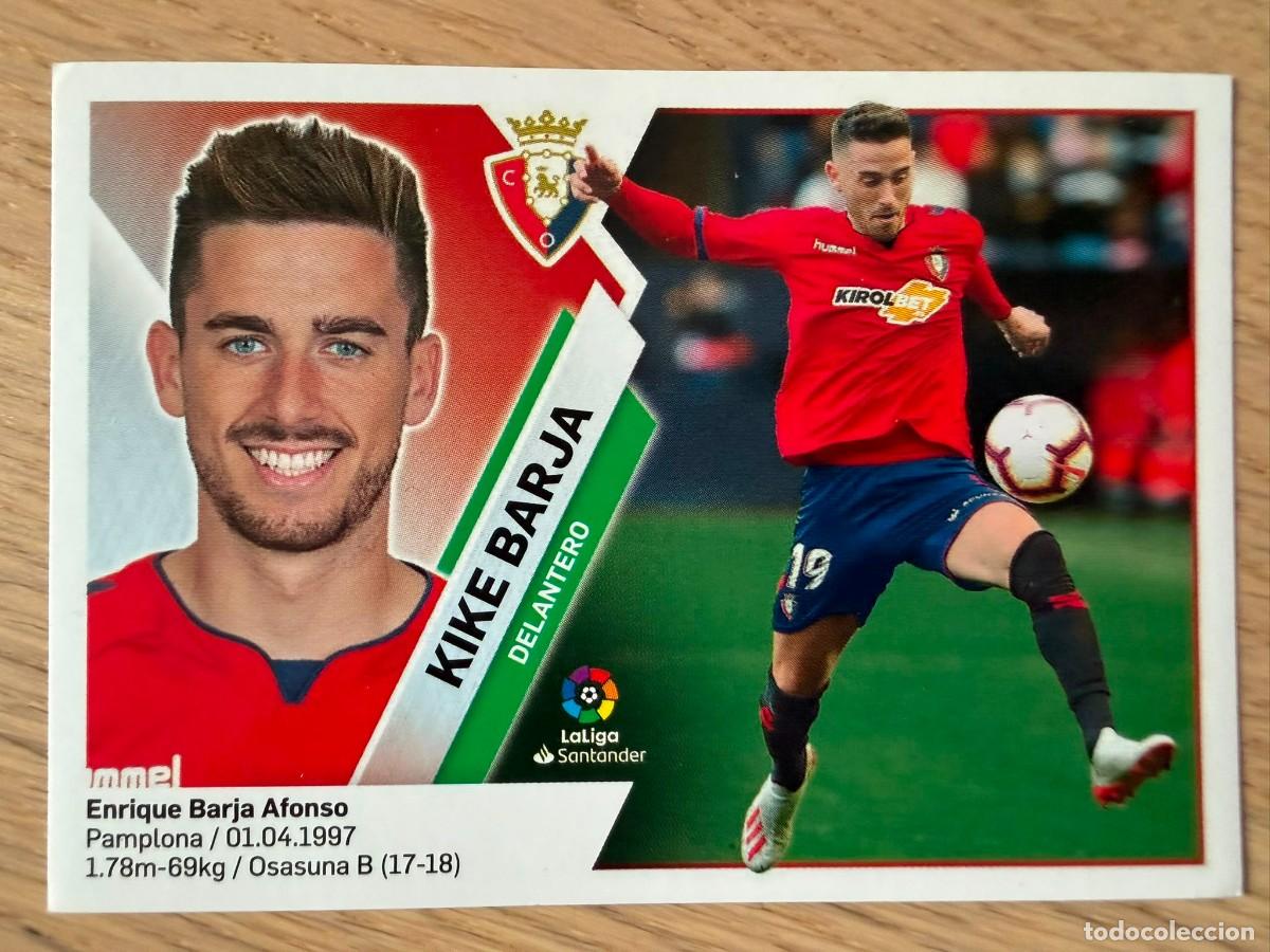 Cromos de f&uacute;tbol: 14 KIKE BARJA OSASUNA 19 20 2019 2020 LIGA SANTANDER COLECCIONES ESTE SIN PEGAR STICKER