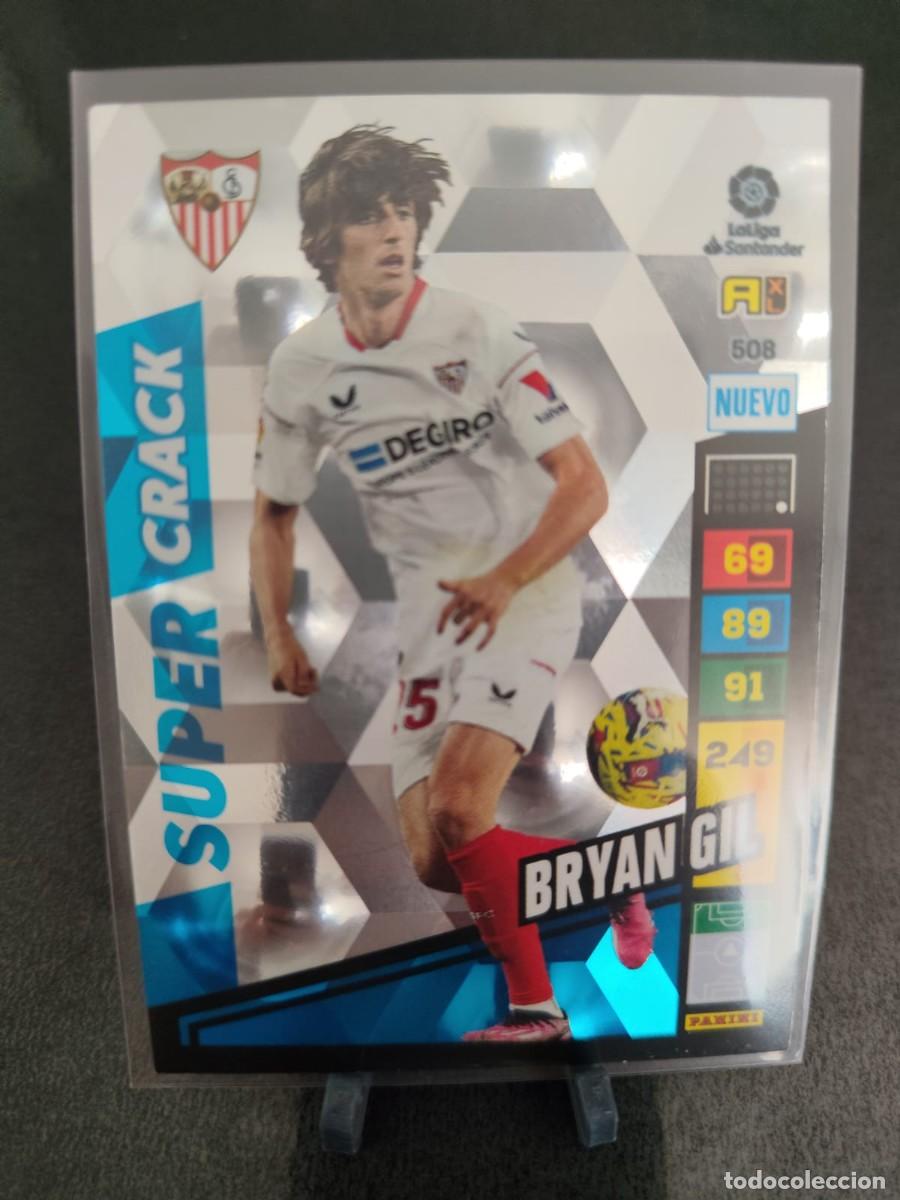 Cromos de f&uacute;tbol: Adrenalyn 22 23 Bryan Gil Sevilla Nuevo Super Crack 506