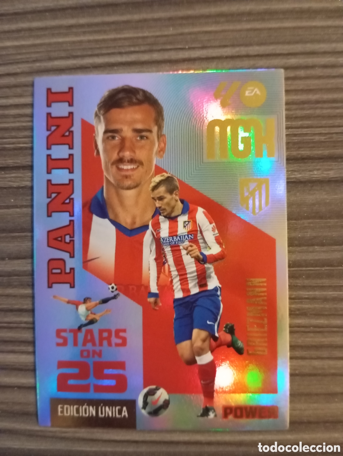Cromos de f&uacute;tbol: 443P GRIEZMANN STARS ON 25 POWER EDICI&Oacute;N UNICA PANINI MEGACRACKS 26 27