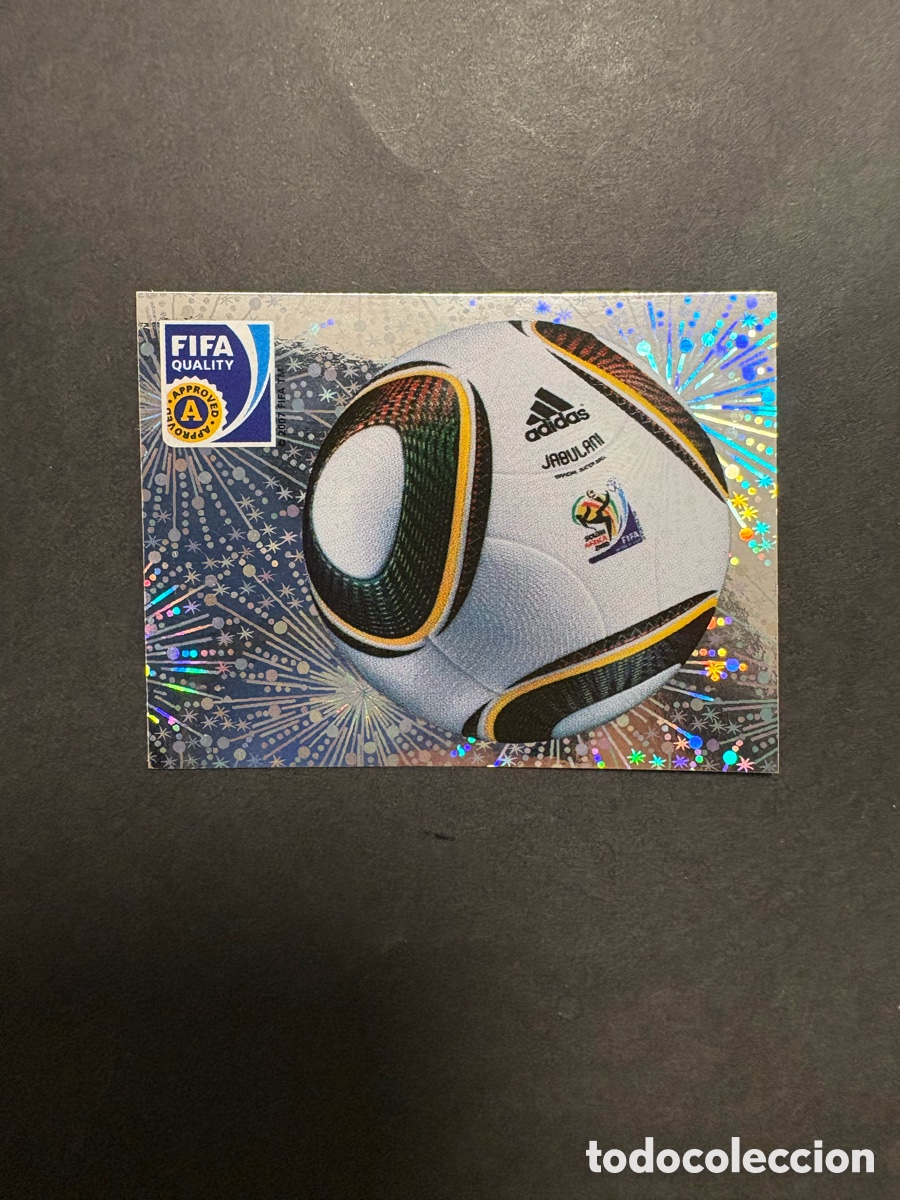 Cromos de f&uacute;tbol: CROMO 5 MUNDIAL PANINI SUD&Aacute;FRICA 2010 BAL&Oacute;N OFICIAL NUNCA PEGADO
