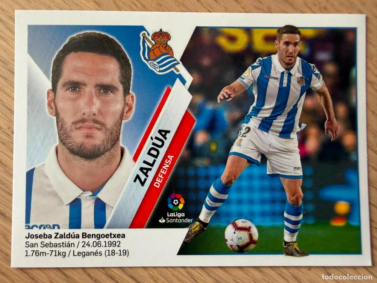Fu&szlig;ball-Sticker: 3 ZALDUA REAL SOCIEDAD 19 20 2019 2020 LIGA SANTANDER COLECCIONES ESTE SIN PEGAR STICKER