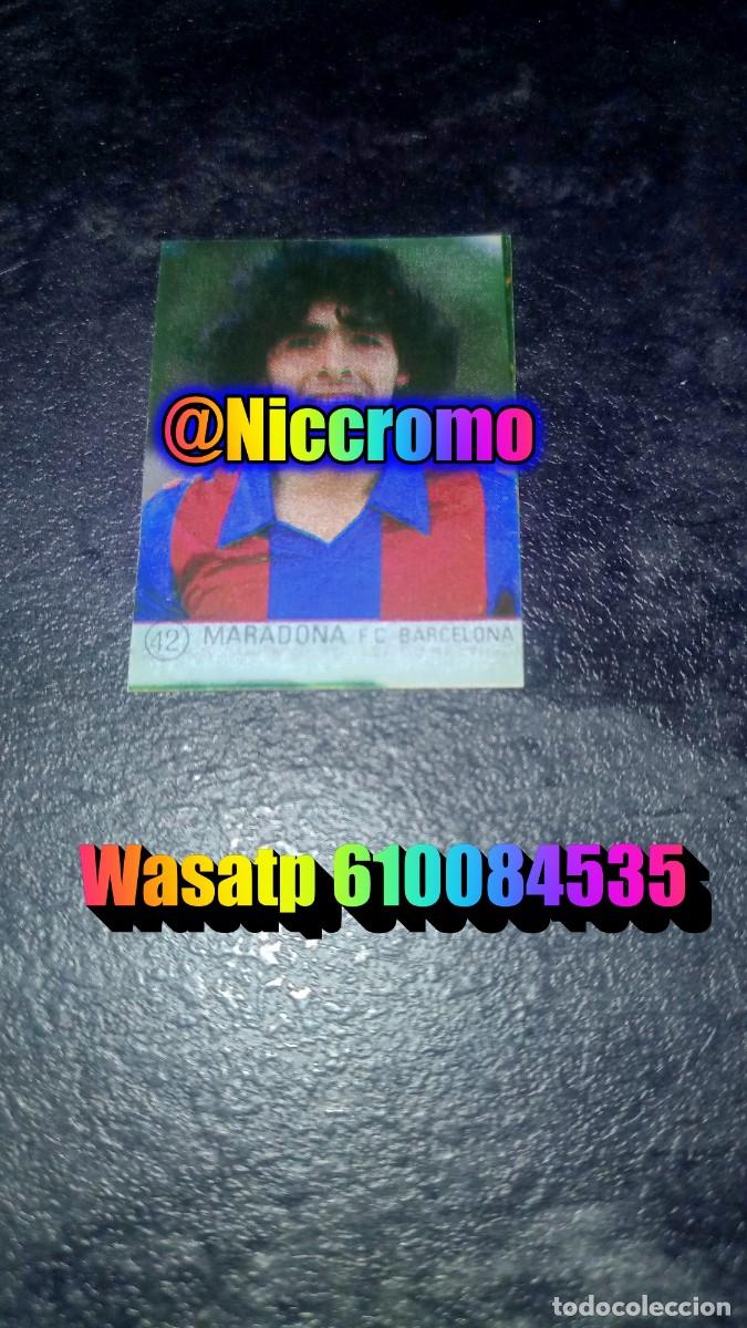 Football Stickers: maradona barcelona 1982 1983 mateo mirete nuevo muy buen estado sin pegar 82 83 niccromo