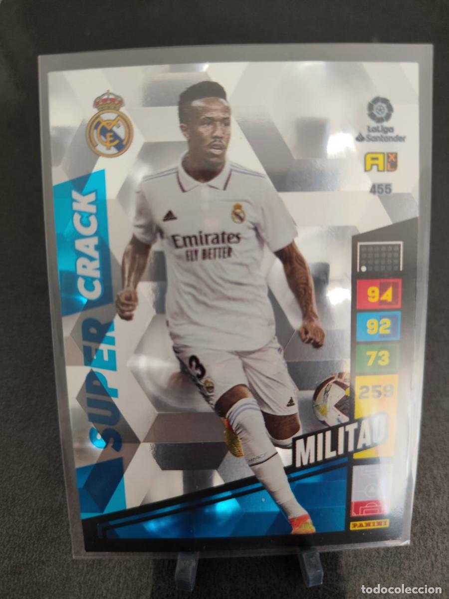 Football Stickers: Adrenalyn 22 23 Militao Real Madrid Super Crack 455