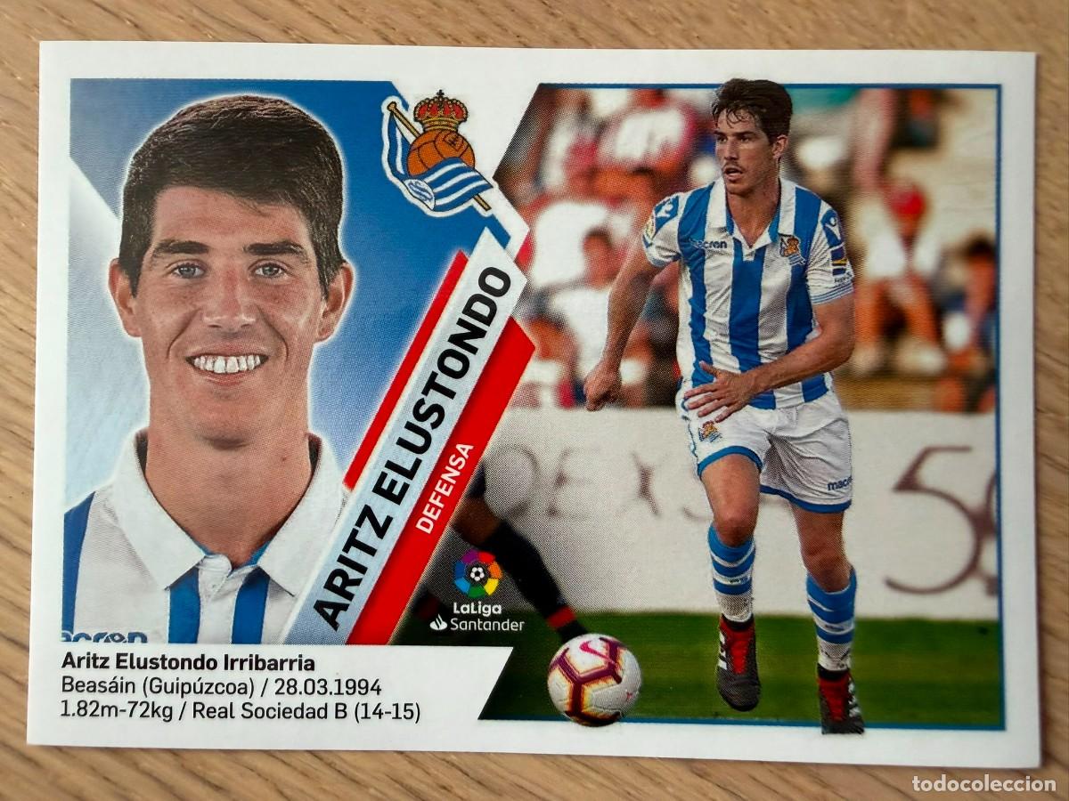 Football Stickers: 4 ARITZ ELUSTONDO REAL SOCIEDAD 19 20 2019 2020 LIGA SANTANDER COLECCIONES ESTE SIN PEGAR STICKER