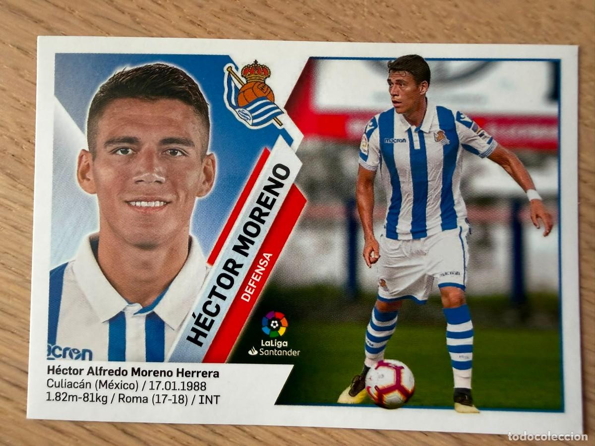 Football Stickers: 5B 5 B HECTOR MORENO REAL SOCIEDAD 19 20 2019 2020 LIGA SANTANDER COLECCIONES ESTE SIN PEGAR STICKER