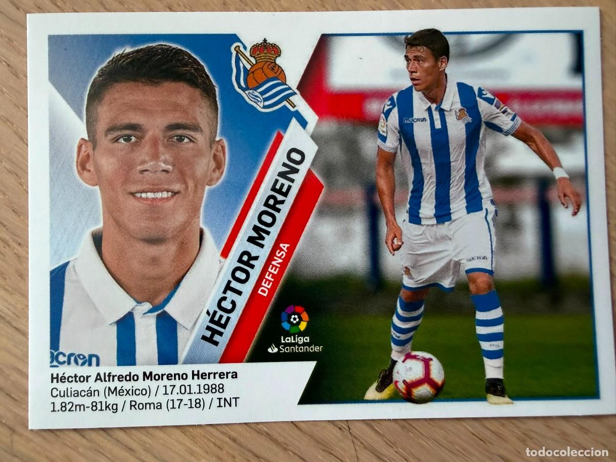 Football Stickers: 5B 5 B HECTOR MORENO REAL SOCIEDAD 19 20 2019 2020 LIGA SANTANDER COLECCIONES ESTE SIN PEGAR STICKER