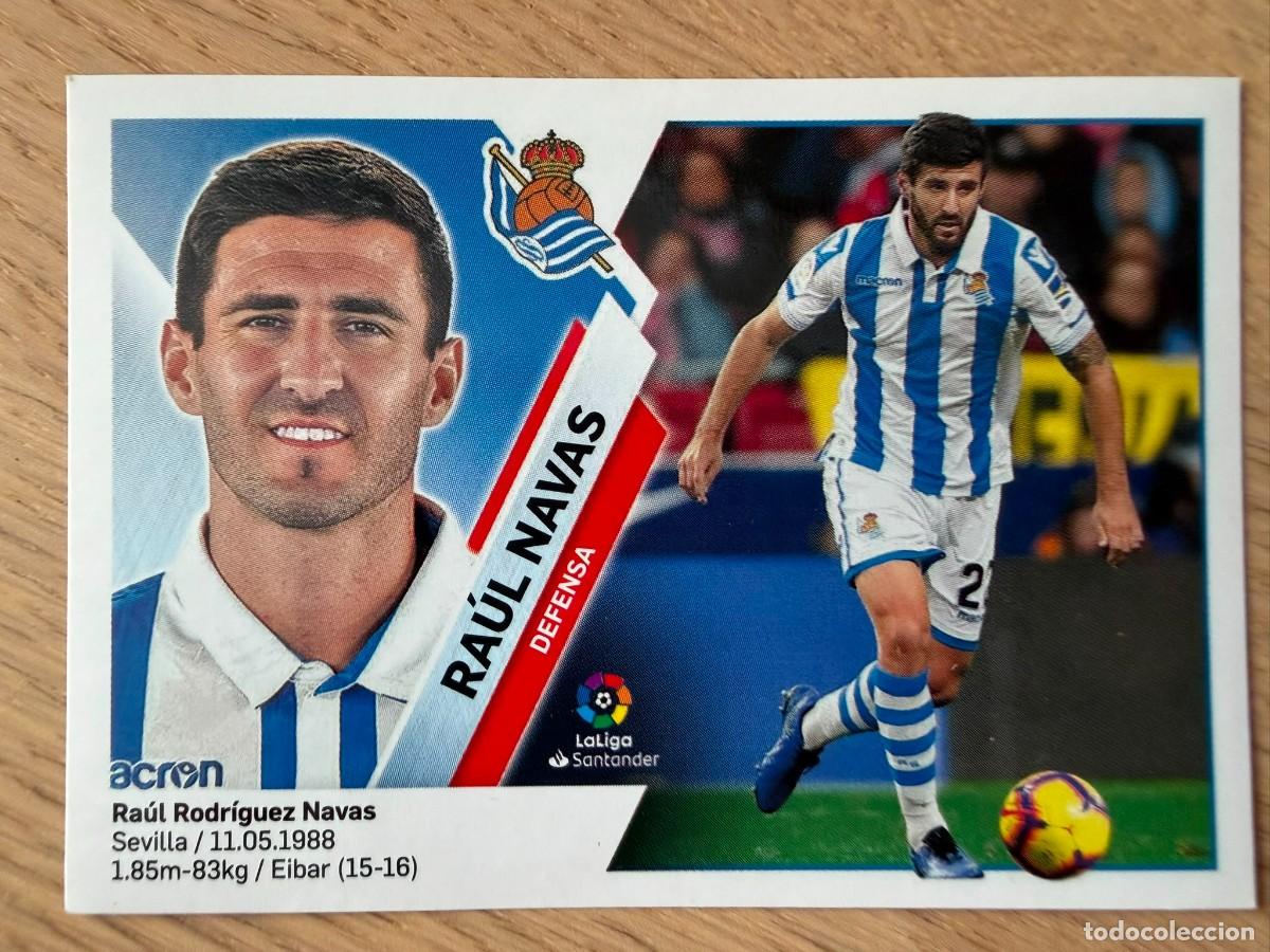 Football Stickers: 6 RAUL NAVAS REAL SOCIEDAD 19 20 2019 2020 LIGA SANTANDER COLECCIONES ESTE SIN PEGAR STICKER