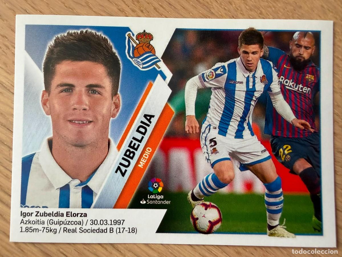 Cromos de f&uacute;tbol: 8 ZUBELDIA REAL SOCIEDAD 19 20 2019 2020 LIGA SANTANDER COLECCIONES ESTE SIN PEGAR STICKER