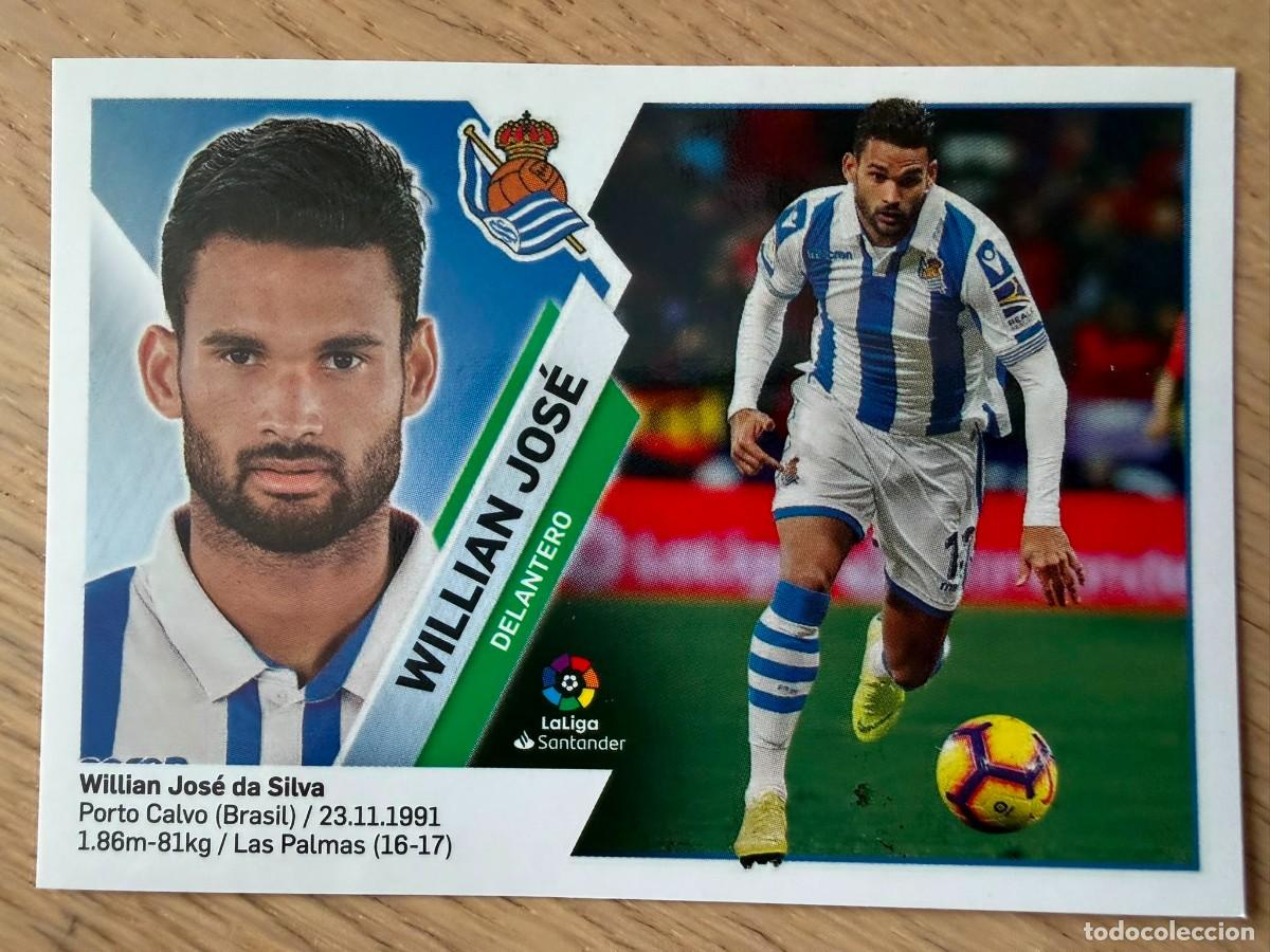 Figurine di Calcio: 16 WILLIAN JOSE REAL SOCIEDAD 19 20 2019 2020 LIGA SANTANDER COLECCIONES ESTE SIN PEGAR STICKER