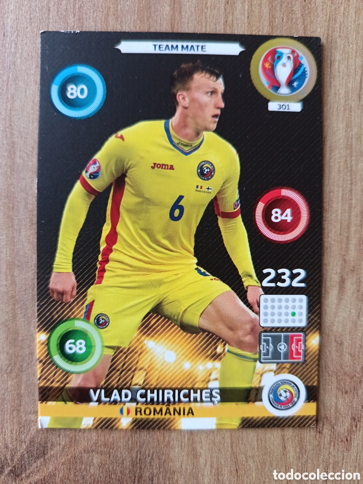 Figurine di Calcio: 301 Vlad Panini Adrenalyn XL UEFA Euro 2016 Eurocopa 16