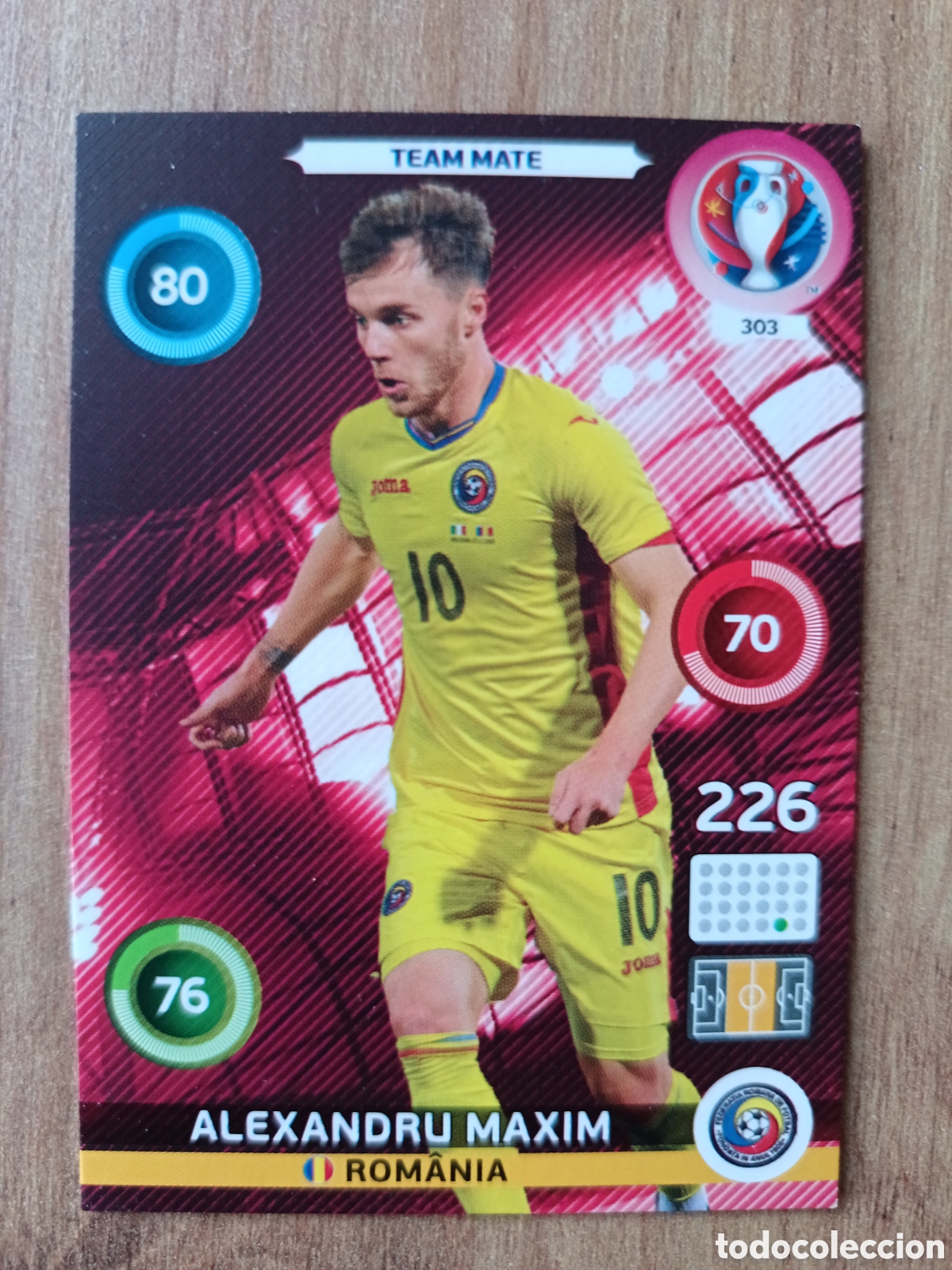 Figurine di Calcio: 303 Alexandru Panini Adrenalyn XL UEFA Euro 2016 Eurocopa 16