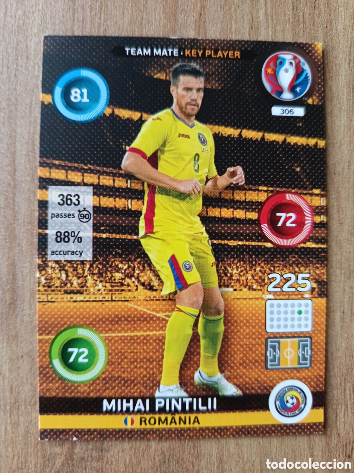 Figurine di Calcio: 306 Mihai Panini Adrenalyn XL UEFA Euro 2016 Eurocopa 16