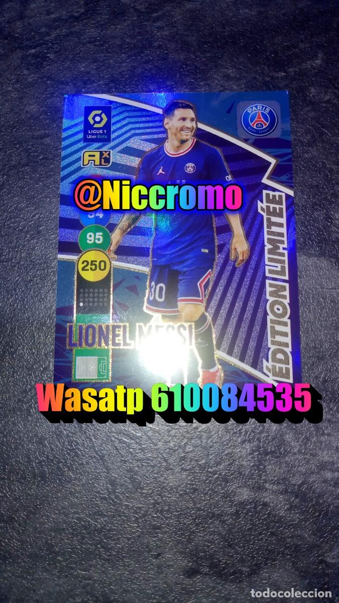 Cromos de Futebol: messi psg argentina edicion limitada 2021 2022 adrenalyn 21 22 tarjeta panini niccromo
