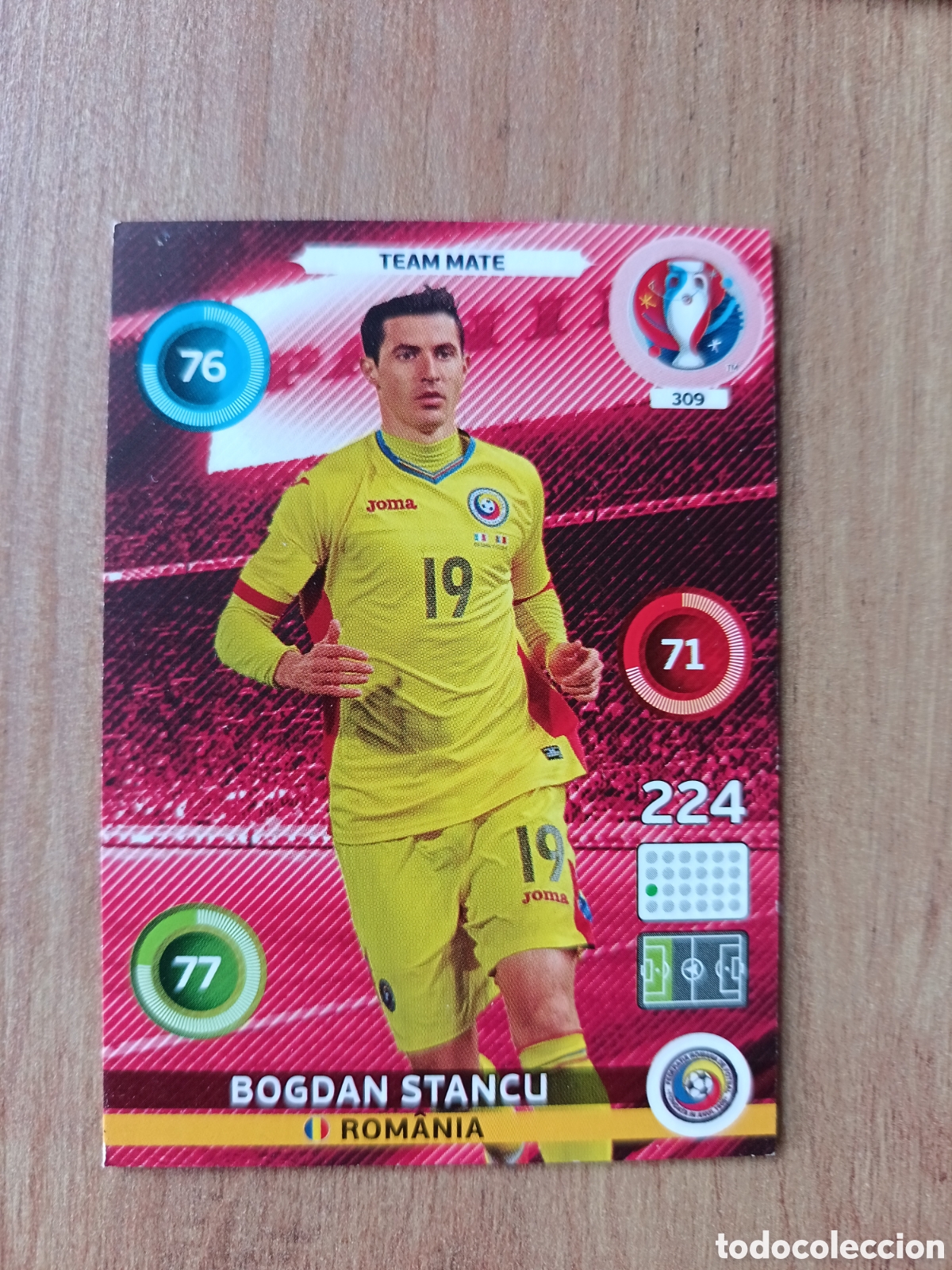 Football Stickers: 309 Bogdan Panini Adrenalyn XL UEFA Euro 2016 Eurocopa 16