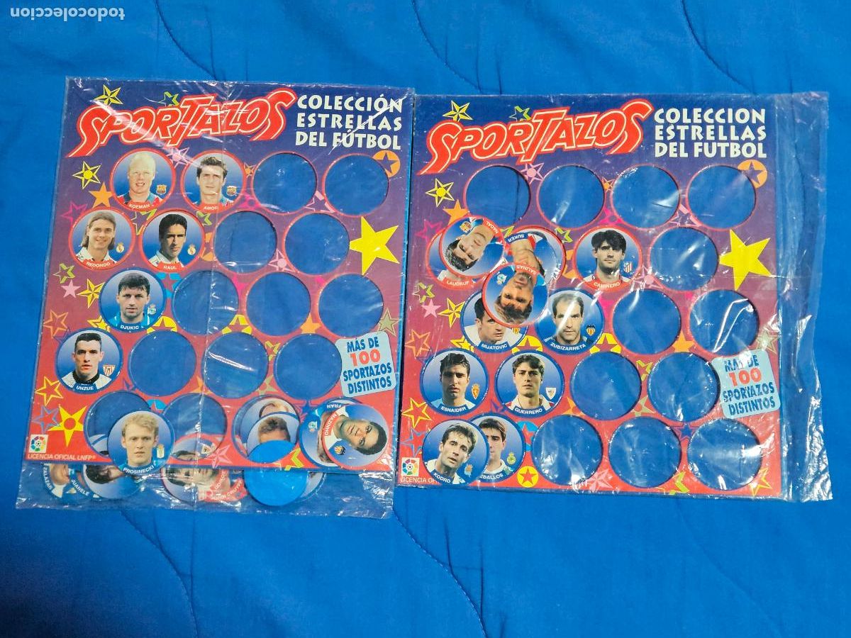 Football Stickers: SPORTAZOS 2 BLISTERS SIN ABRIR DIARIO SPORT TAZOS