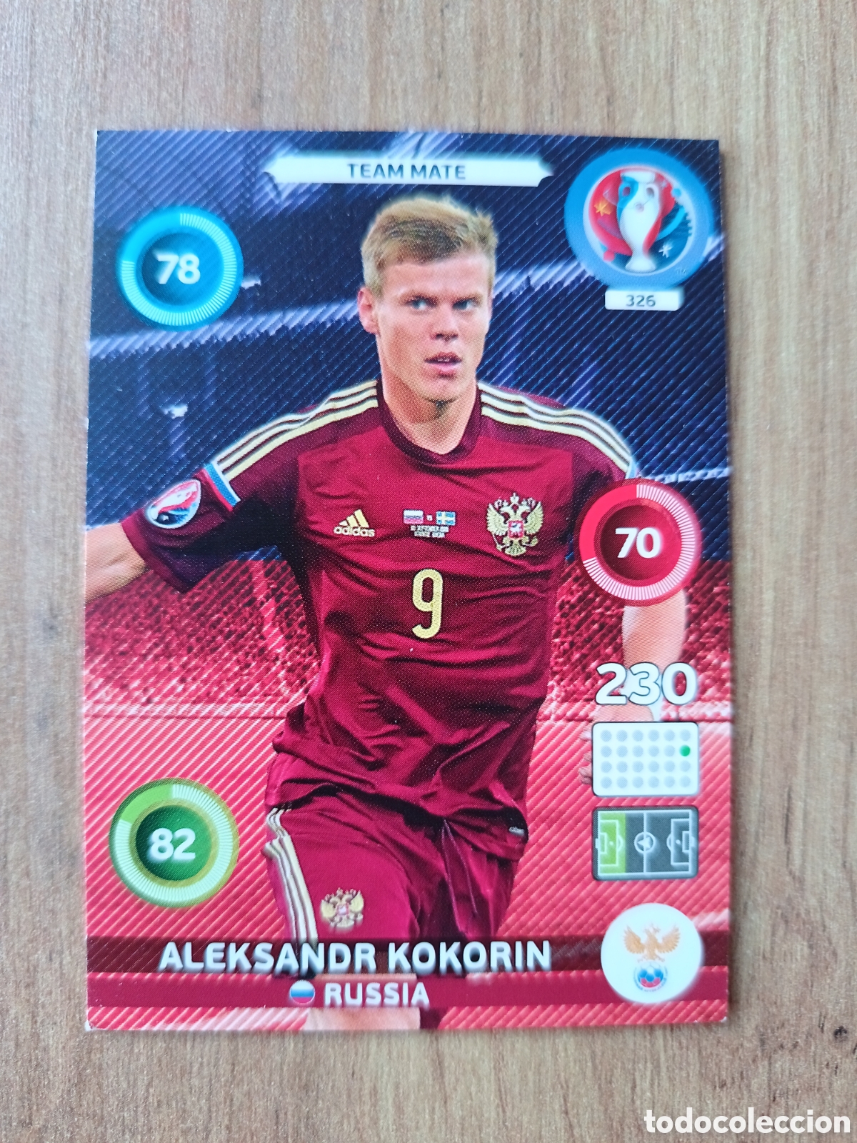 Football Stickers: 326 Aleksandr Panini Adrenalyn XL UEFA Euro 2016 Eurocopa 16