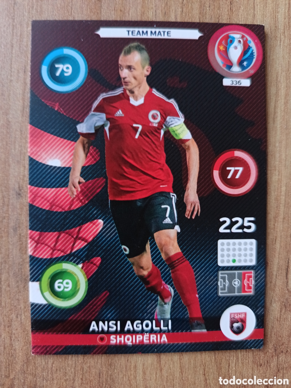 Fu&szlig;ball-Sticker: 336 Ansi Panini Adrenalyn XL UEFA Euro 2016 Eurocopa 16