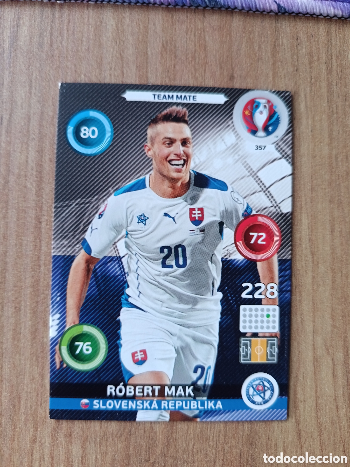 Cromos de f&uacute;tbol: 357 Robert Panini Adrenalyn XL UEFA Euro 2016 Eurocopa 16