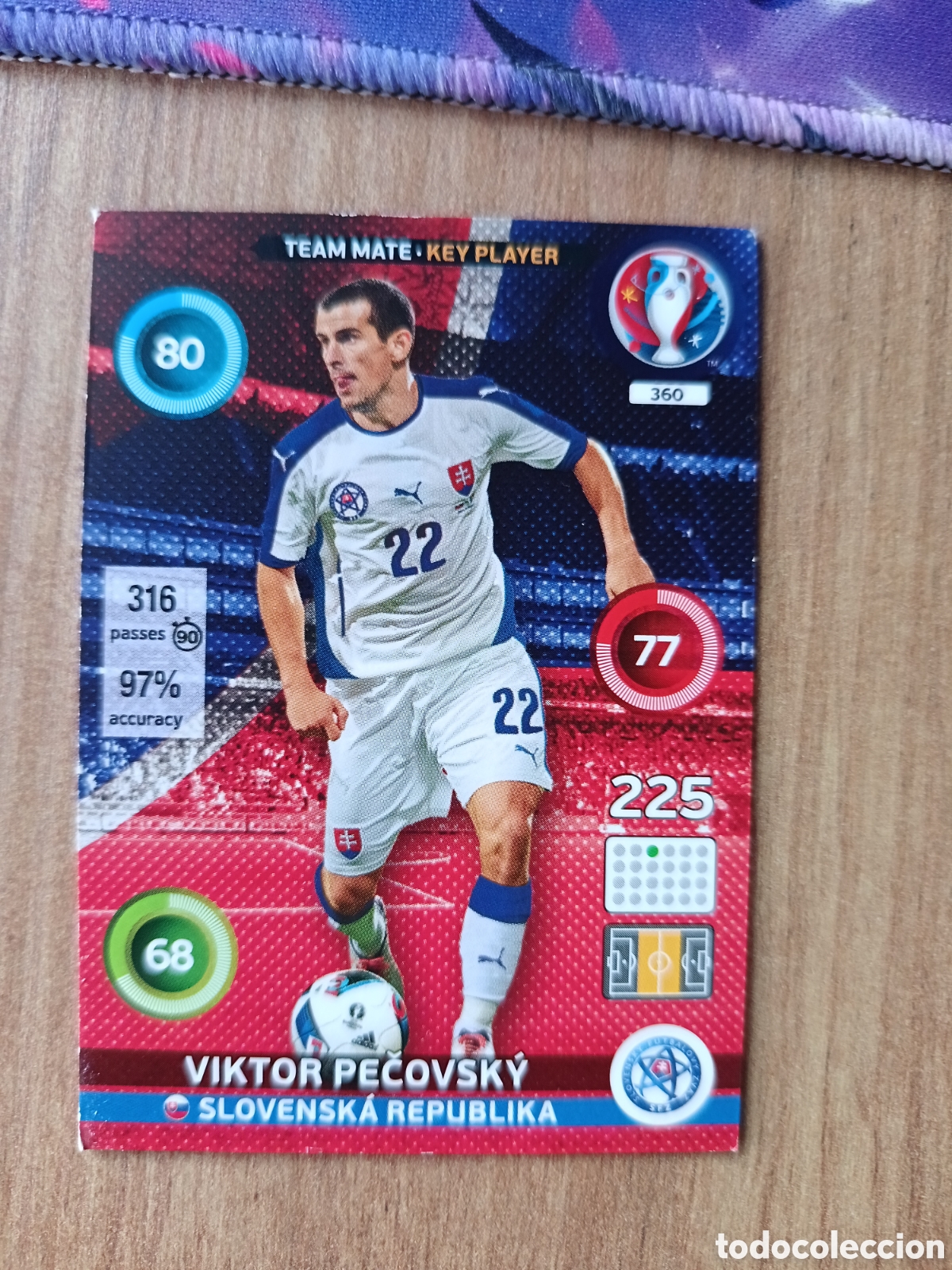 Cromos de f&uacute;tbol: 360 Viktor Panini Adrenalyn XL UEFA Euro 2016 Eurocopa 16
