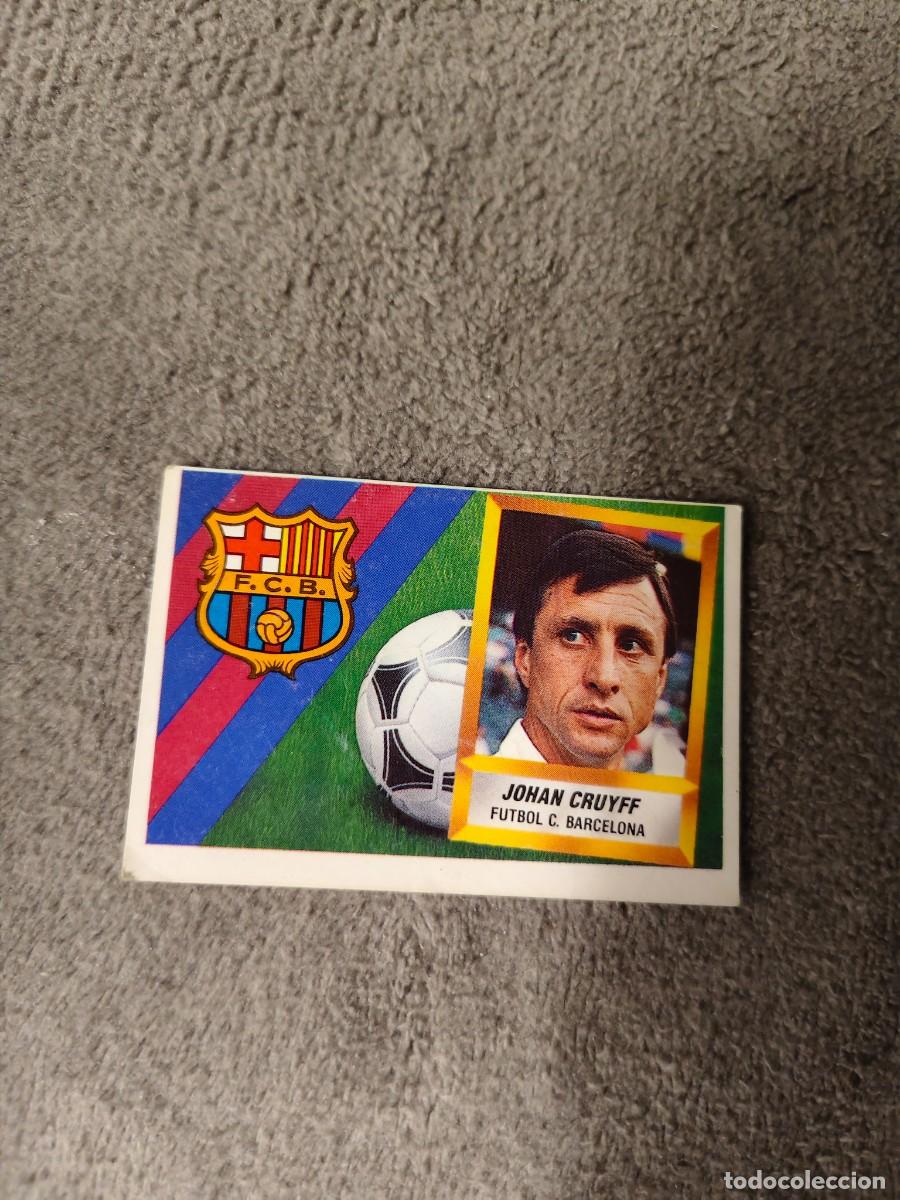 Football Stickers: EDICIONES ESTE 88 89 ENTRENADOR JOHAN CRUYFF F.C. BARCELONA 1988 1989 LIGA NUNCA PEGADO AAR