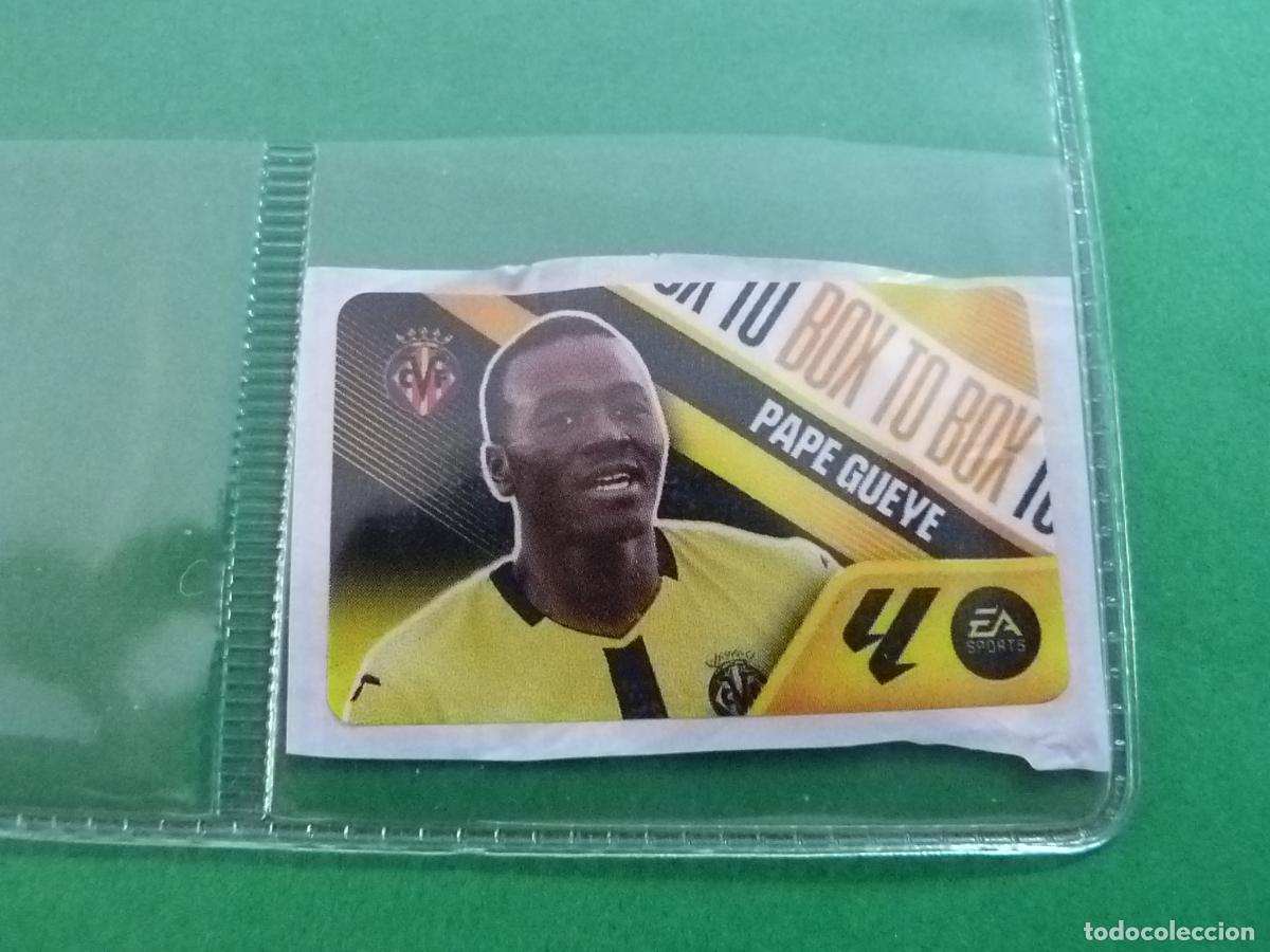 Cromos de f&uacute;tbol: CHICLE DE F&Uacute;TBOL PAPE GUEYE VILLARREAL C.F. LIGA ESTE 2026-2027/26-27 DE PANINI