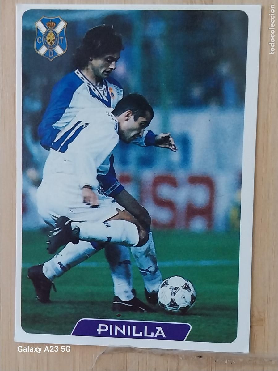 Cromos de f&uacute;tbol: PINILLA C D TENERIFE ED MC LIGA 1995 95 96 TRADING CARD ORIGINAL
