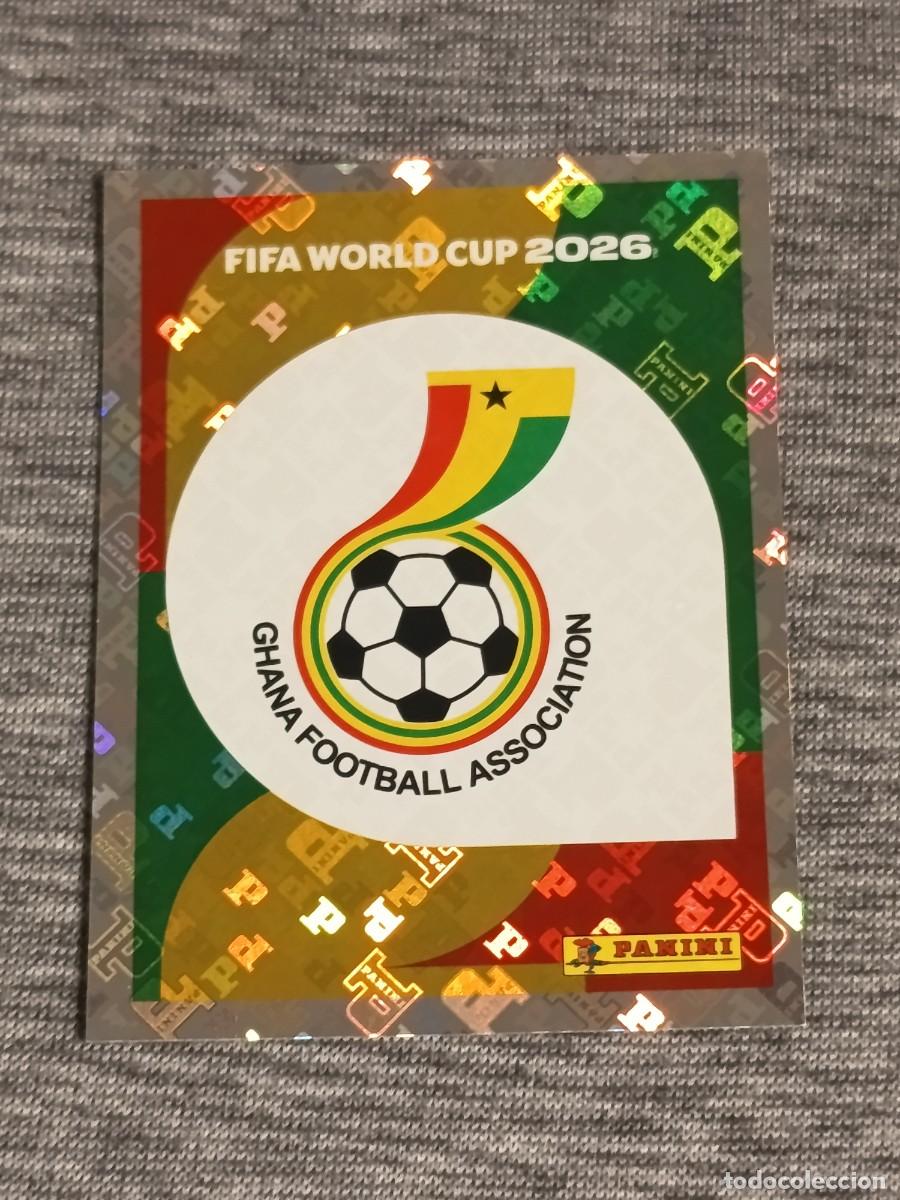 Cromos de f&uacute;tbol: ESCUDO GHANA GHA 1 STICKER MUNDIAL 2026 PANINI FIFA WORLD CUP NUEVO