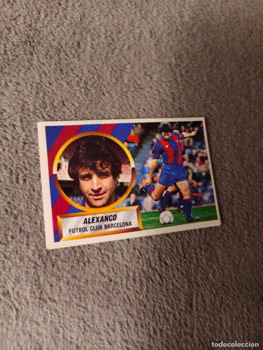 Cromos de f&uacute;tbol: EDICIONES ESTE 88 89 4 ALEXANCO F.C. BARCELONA 1988 1989 LIGA NUNCA PEGADO AAR