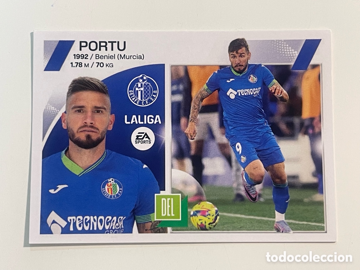 Cartes &agrave; collectionner de Football: Cromo &rdquo;PORTU&rdquo; GETAFE FC colecci&oacute;n album de cromos LIGA 2023-24 Coleccciones Este Panini