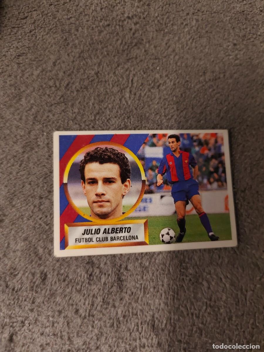 Cromos de f&uacute;tbol: EDICIONES ESTE 88 89 5 A JULIO ALBERTO F.C. BARCELONA 1988 1989 LIGA NUNCA PEGADO AAR