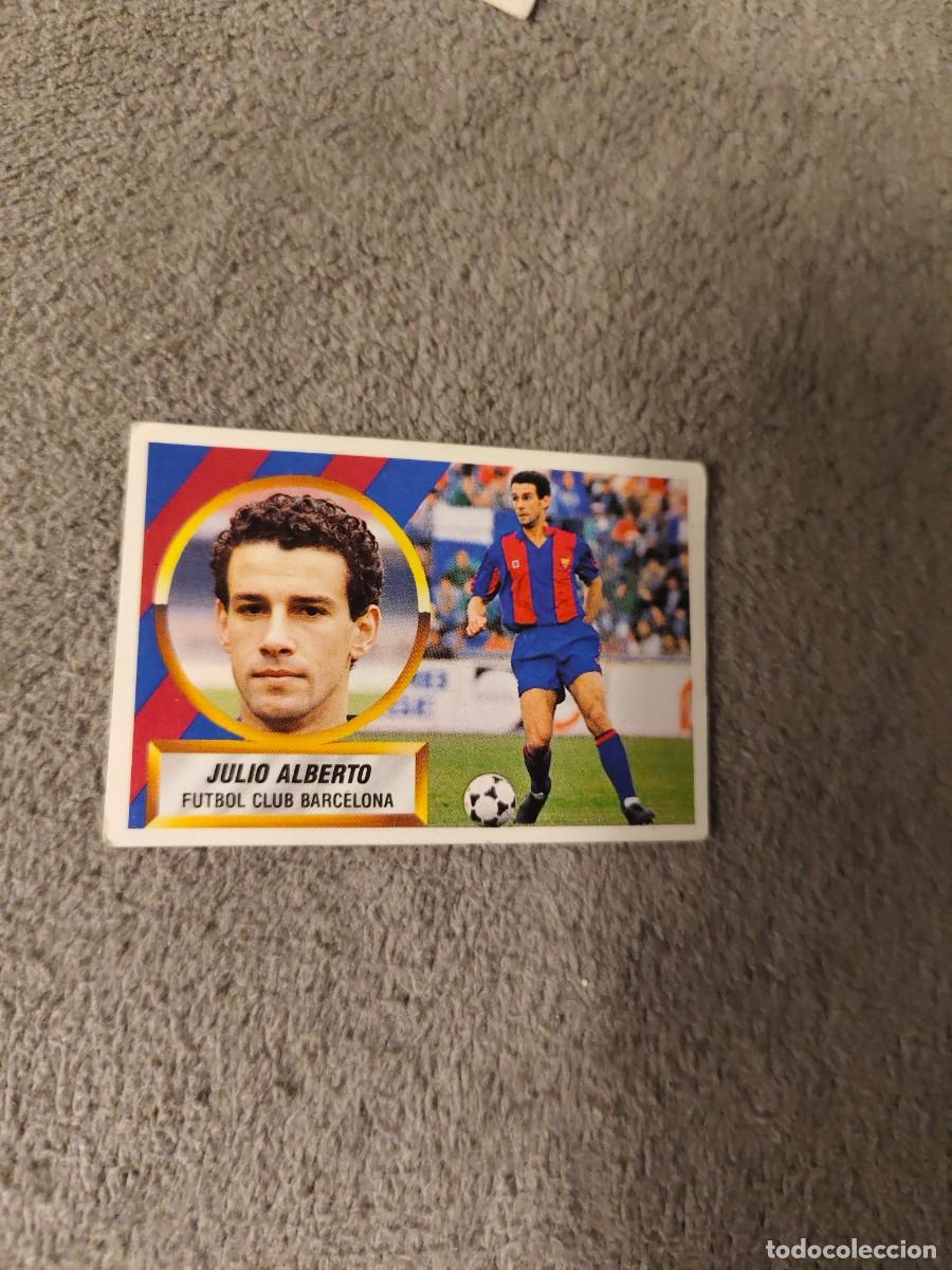 Cromos de f&uacute;tbol: EDICIONES ESTE 88 89 5 A JULIO ALBERTO F.C. BARCELONA 1988 1989 LIGA NUNCA PEGADO AAR