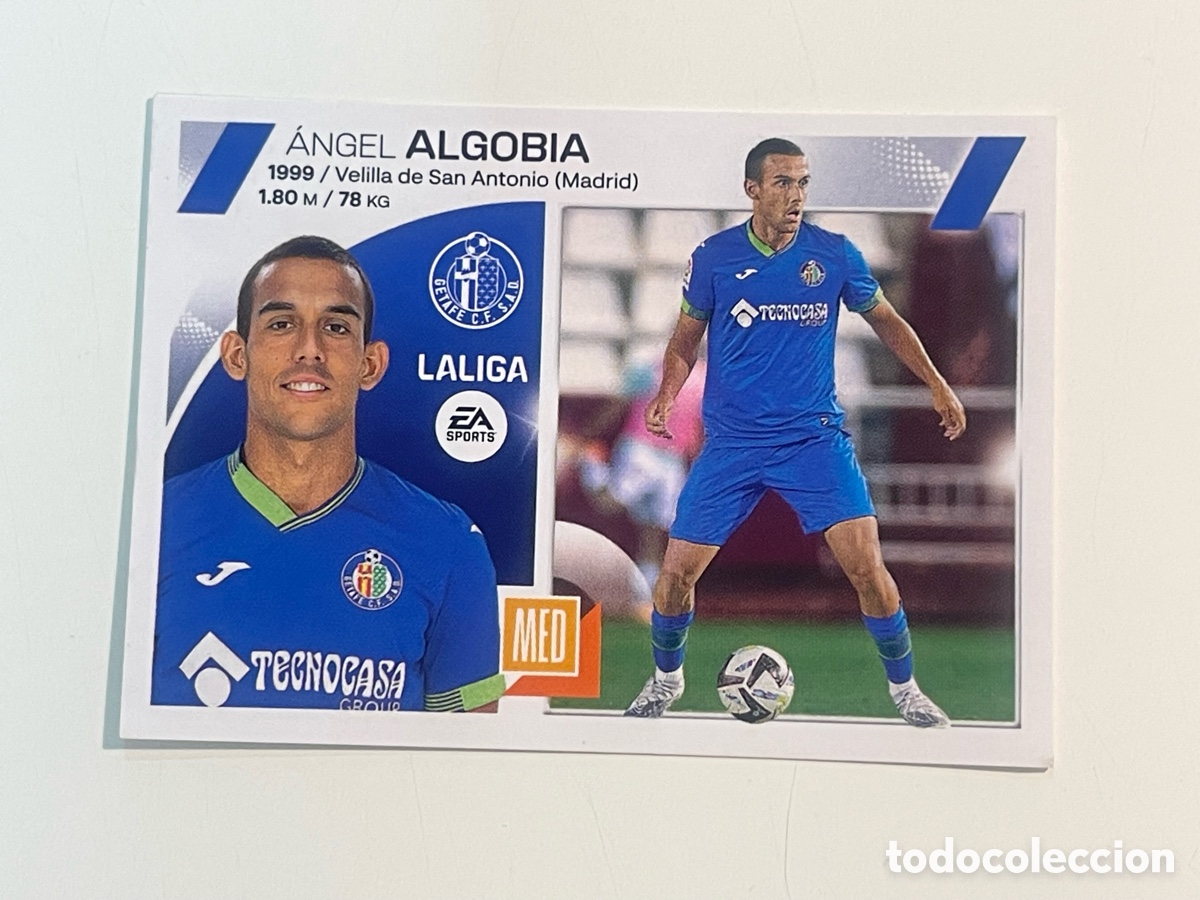 Cartes &agrave; collectionner de Football: Cromo &rdquo;&Aacute;NGEL ALGOBIA&rdquo; GETAFE FC colecci&oacute;n album de cromos LIGA 2023-24 Coleccciones Este Panini