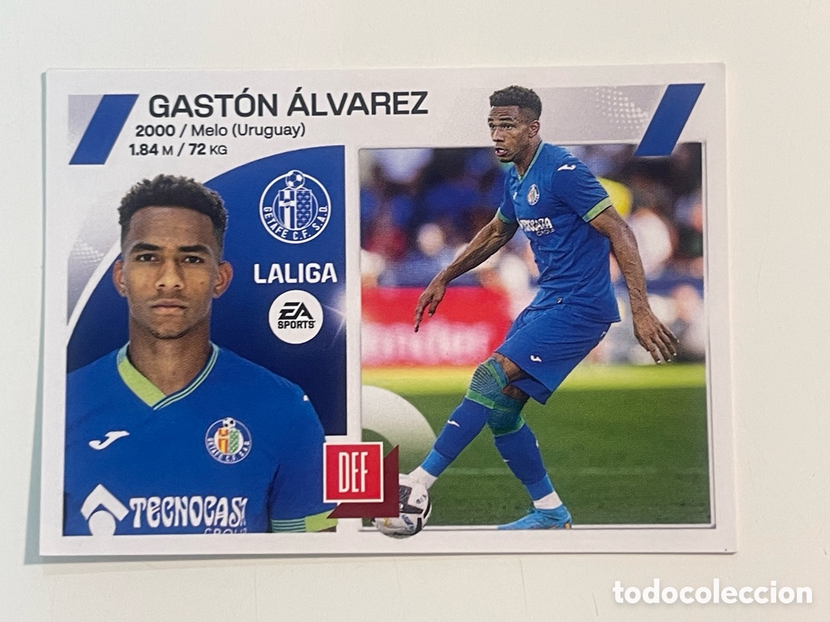 Cartes &agrave; collectionner de Football: Cromo &rdquo;GAST&Oacute;N &Aacute;LVAREZ&rdquo; GETAFE FC colecci&oacute;n album de cromos LIGA 2023-24 Coleccciones Este Panini
