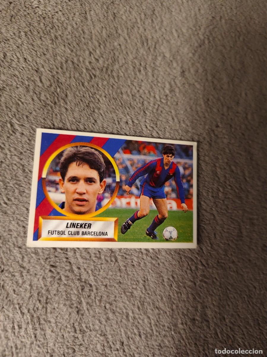 Cromos de f&uacute;tbol: EDICIONES ESTE 88 89 16 LINEKER F.C. BARCELONA 1988 1989 LIGA NUNCA PEGADO AAR