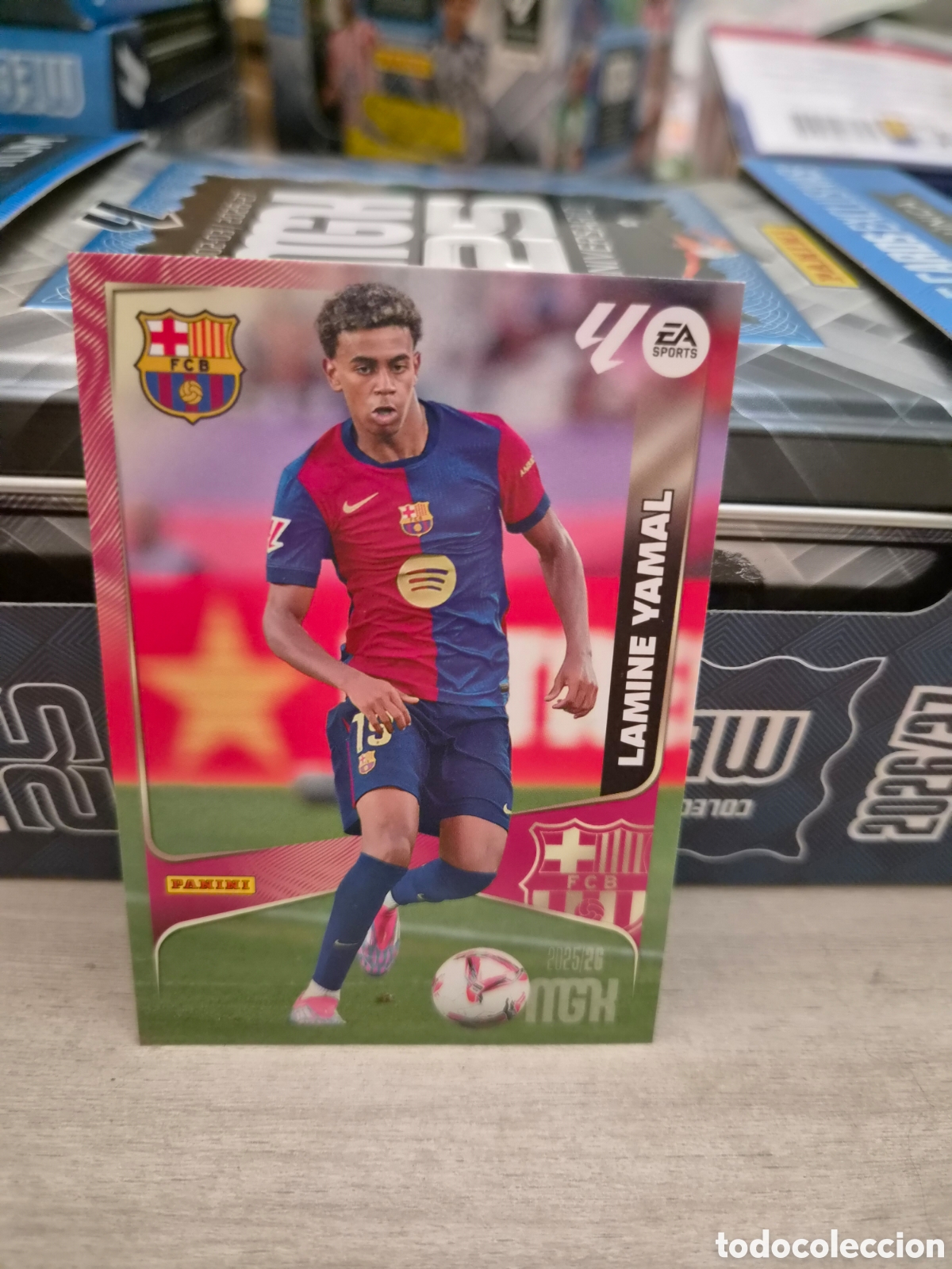 Cromos de f&uacute;tbol: N&deg;88 FC Barcelona Lamine Yamal Megacracks 25/26