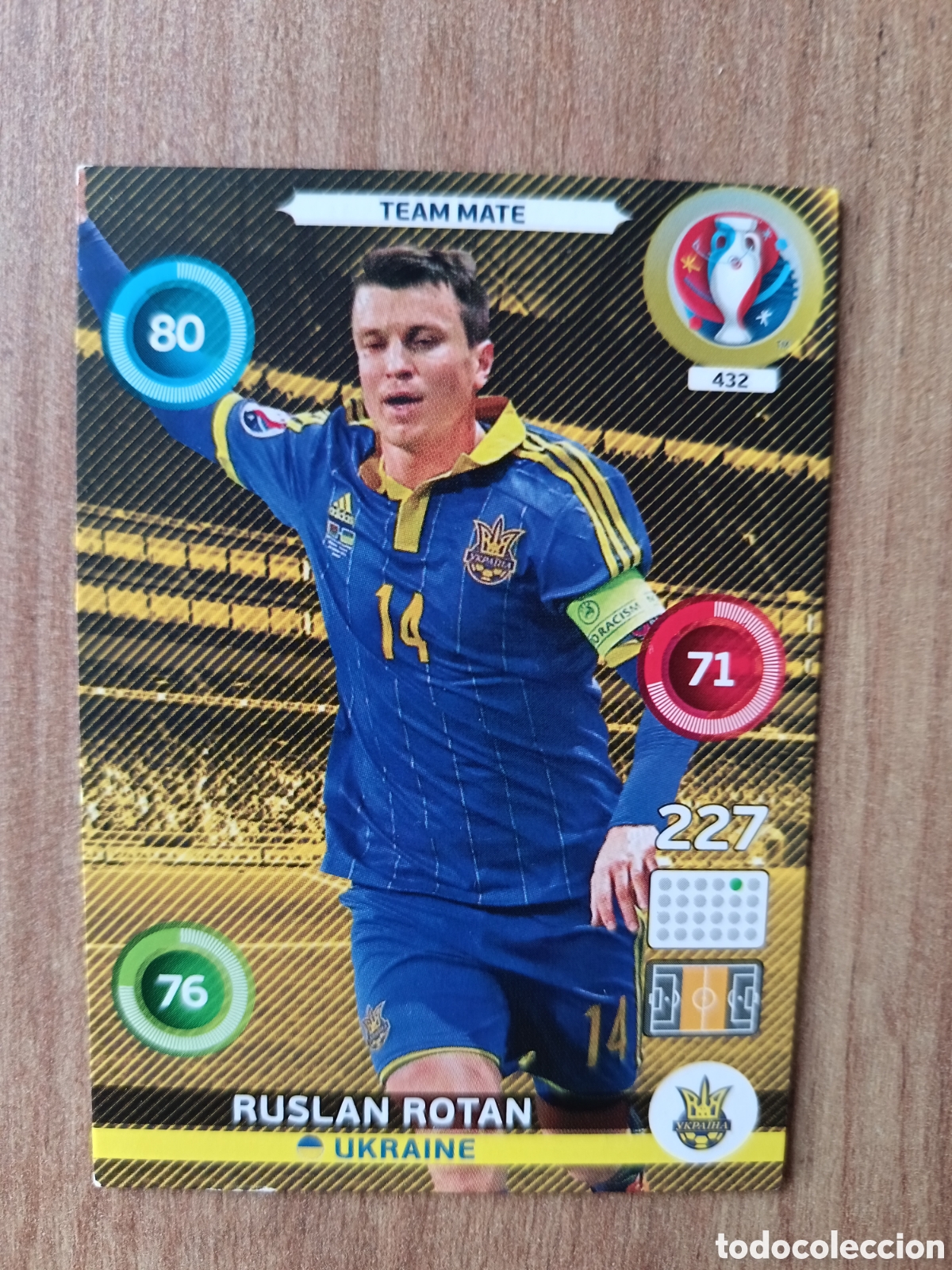 Football Stickers: 432 Ruslan Panini Adrenalyn XL UEFA Euro 2016 Eurocopa 16