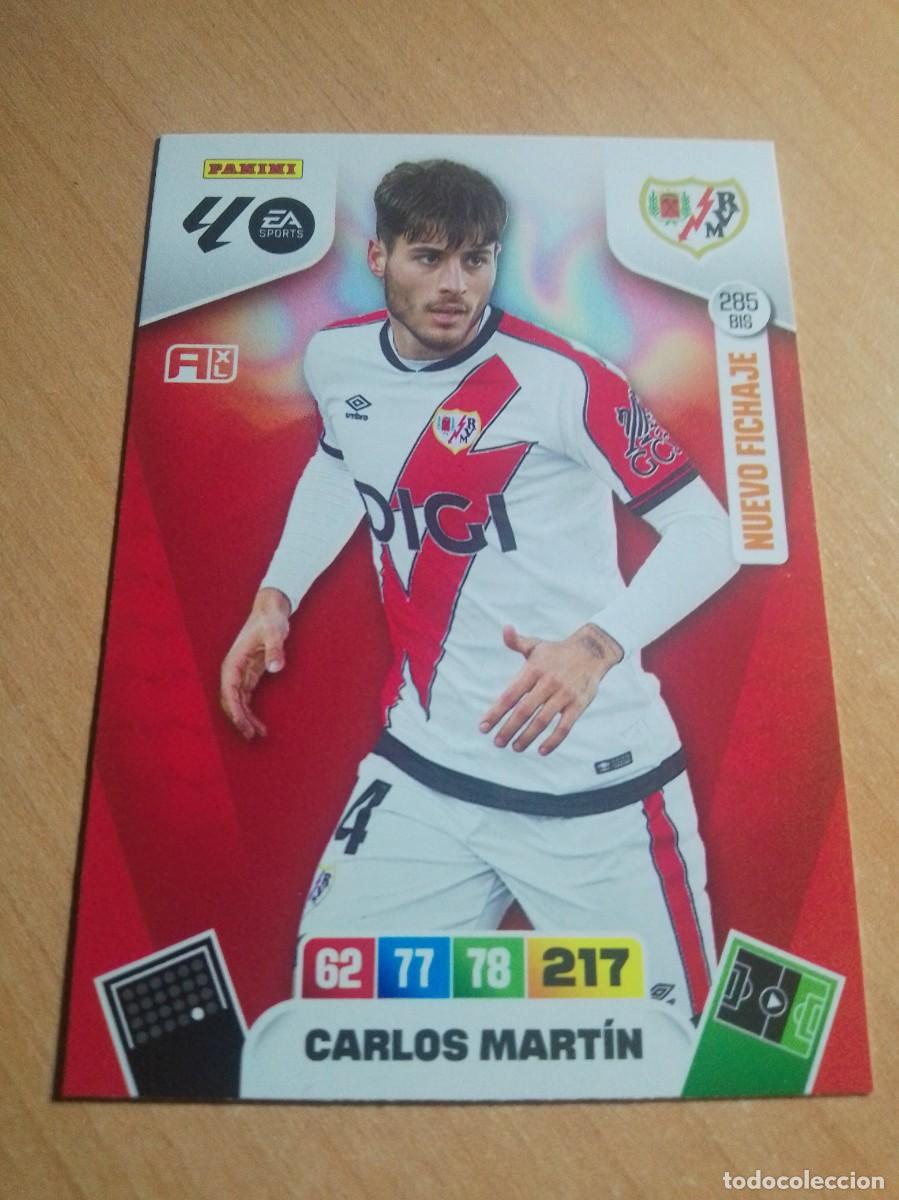 Cartes &agrave; collectionner de Football: 285 BIS CARLOS MART&Iacute;N NUEVO FICHAJE RAYO VALLECANO 25 26 ADRENALYN XL 2025 2026