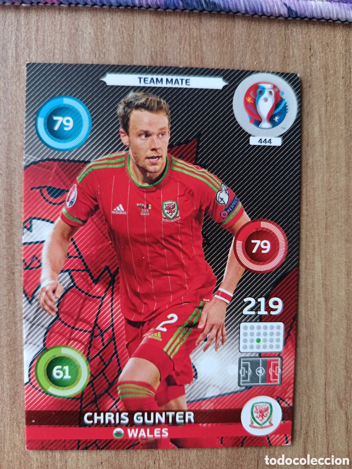 Cartes &agrave; collectionner de Football: 444 Chris Panini Adrenalyn XL UEFA Euro 2016 Eurocopa 16