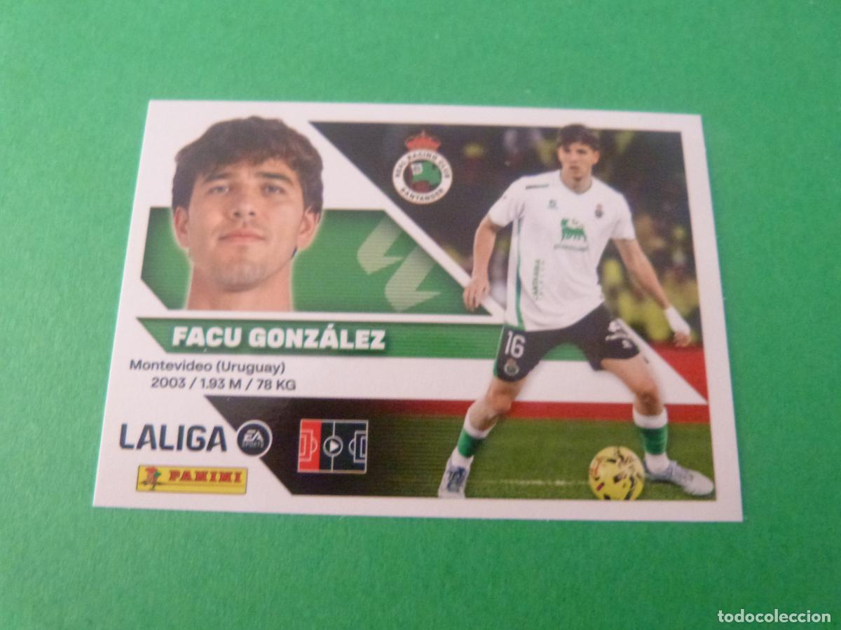 Cromos de f&uacute;tbol: CROMO FUTBOL FACU GONZALEZ RACING DE SANTANDER SIN PEGAR N&ordm; 7 LIGA ESTE 2026-2027/26-27