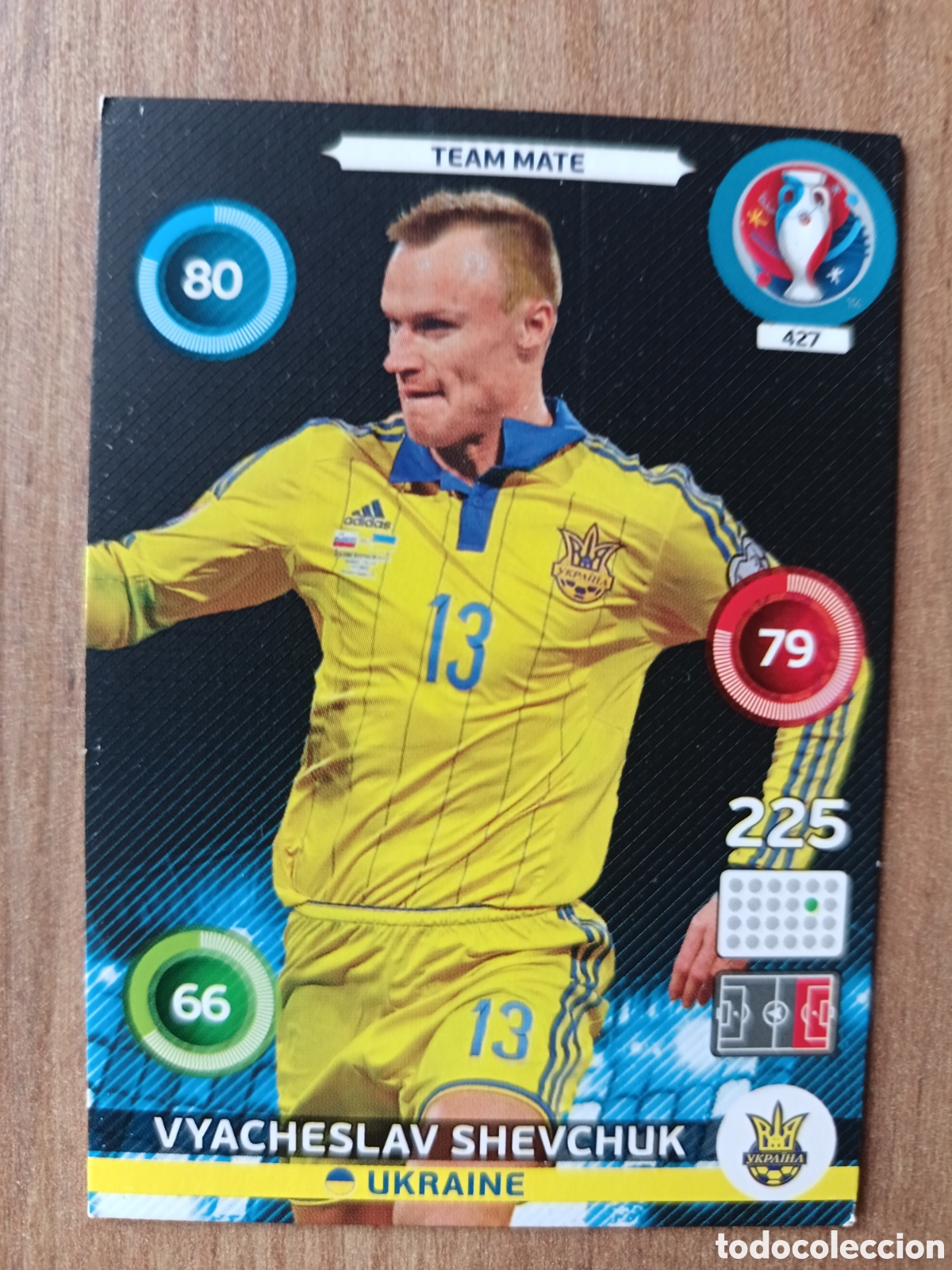 Cromos de f&uacute;tbol: 427 Vyacheslav Panini Adrenalyn XL UEFA Euro 2016 Eurocopa 16