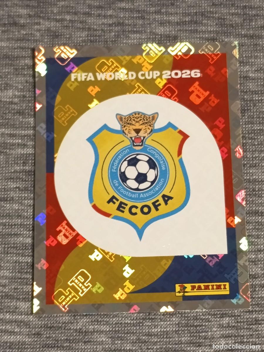 Cromos de f&uacute;tbol: ESCUDO REPUBLICA DEL CONGO COD 1 STICKER MUNDIAL 2026 PANINI FIFA WORLD CUP NUEVO