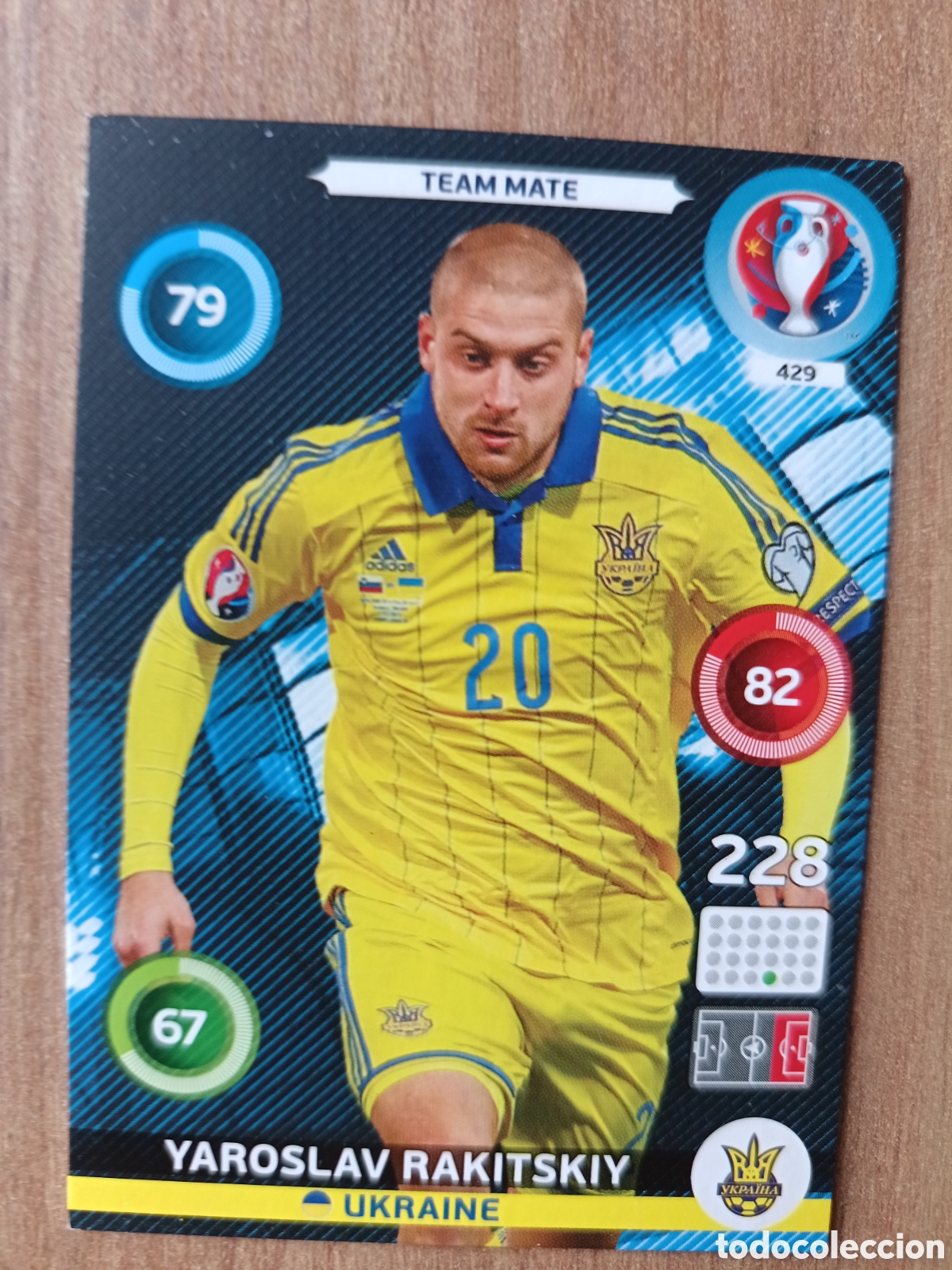 Cromos de f&uacute;tbol: 429 Yaroslav Panini Adrenalyn XL UEFA Euro 2016 Eurocopa 16